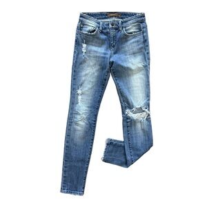 JOE’S JEANS Cooper Skinny Ankle Jeans 👖 Sz 24 ✨ Light Wash Distressed